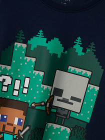 NAME IT Bluse Ac Minecraft Navy Blazer